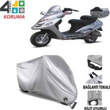 AUTOES Bisan Pasific 125 Branda Motosiklet Brandası Bağlantı ve Kilit Uyumlu