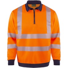 Myform Olympus Contrast Safety 1/4 Zıp Polo Yaka Sweatshırt