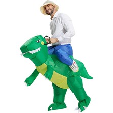 Shenzhen Xin Xin Dinosaur Hayalet Çocuk Cosplay Kostüm - Yeşil (Yurt Dışından)