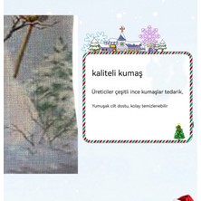 Maskot 45CM Kar Tanesi Desen Noel Peluş Yastık (Yurt Dışından)