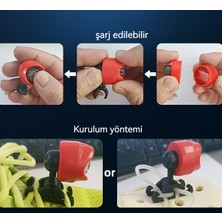 Maskot Açık Spor Aydınlatma Ayakkabı Kolye USB Parlayan Ayakkabı Işığı (Yurt Dışından)