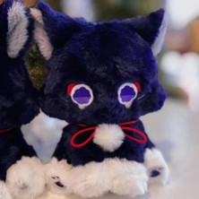 Runjing Genshin Impact Wanderer Kedi Peluş Oyuncak, 8.7 "scaramouche Plushies Doll Anime Figürü Yumuşak Dolması Hediye Oyun Hayranları Için (Yurt Dışından)