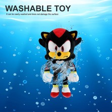 Runjing Shadow The Hedgehog Peluş Oyuncak - Süper Yumuşak Siyah Sonic Hedgehog Figürü - Çocuklar Için Mükemmel Gölge Erkek ve Kız Çocuklar Için Hediye Peluş Figür - 12" (Siyah) (Yurt Dışından)