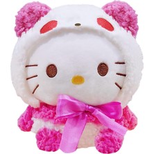 Runjing Kawaii Peluş Oyuncaklar, 10 Inç Sevimli Hello Kitty Peluş, Kitty Kedi Peluş Bebekler, Hello Kitty Doldurulmuş Hayvanlar Peluş Şekil Oyuncak, Kız Çocuk Hayranları Için Hediyeler (Yurt Dışından)