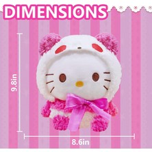 Runjing Kawaii Peluş Oyuncaklar, 10 Inç Sevimli Hello Kitty Peluş, Kitty Kedi Peluş Bebekler, Hello Kitty Doldurulmuş Hayvanlar Peluş Şekil Oyuncak, Kız Çocuk Hayranları Için Hediyeler (Yurt Dışından)