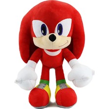 Runjing Kırmızı Sonic Knuckles Peluş Oyuncak - 12'' Süper Yumuşak Doldurulmuş Hayvan - Otantik Tasarım - Sonic Hayranları Için Mükemmel -Kız ve Erkek Çocuklar Için Hediye- 12'' (Kırmızı) (Yurt Dışından)