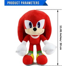 Runjing Kırmızı Sonic Knuckles Peluş Oyuncak - 12'' Süper Yumuşak Doldurulmuş Hayvan - Otantik Tasarım - Sonic Hayranları Için Mükemmel -Kız ve Erkek Çocuklar Için Hediye- 12'' (Kırmızı) (Yurt Dışından)