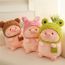Maskot 30CM Sevimli Lulu Domuz Bebek Peluş Oyuncak Dönüştür (Yurt Dışından)