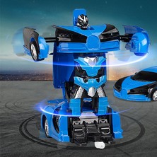 Runjing 1:18 24 cm Rc Araba 2 In 1 Dönüşüm Robotlar Arabalar Spor Sürüş Araç Tek Anahtar Deformasyon Uzaktan Kumanda Araba Oyuncak Boys Için (Yurt Dışından)