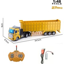 Runjing Rc Mühendislik Araba Rc Araba Traktör Elektrikli Ağır Taşıma Kamyonu Damperli Kamyon Çocuk Uzaktan Kumanda Trafik Araba Modeli Oyuncak (Yurt Dışından)