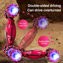 Runjing 4WD 1:16 Dublör Rc Araba LED Işık ile Hareket Indüksiyon Deformasyon Büküm Tırmanma Radyo Kontrollü Araba Elektronik Oyuncaklar Çocuklar Için (Yurt Dışından)