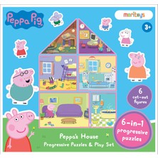 Moritoys Peppa’s House: Peppa’s House: 6 In 1 Puzzle ile Peppa'nın Evinin Mimari Ol!