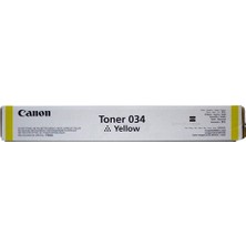 Canon C 1225 Sarı Toner Kartuş Orjinal 034Y