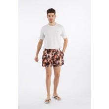 Erkek Desenli Swim Şort