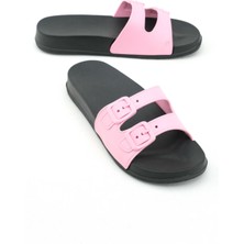 Gezer Yazlık Kadın Çift Toka Islak Zemine Uygun Terlik