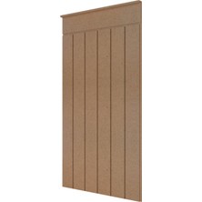 Yoko Home Dekoratif Duvar Paneli ( 54 x 100 cm ) Boyanabilir Ahşap 10 mm Ham Mdf Duvar Paneli