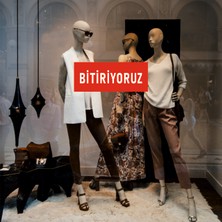 Bitiriyoruz Mağaza Cam Indirim Yazısı