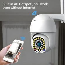 Airstorr 2mp Mini 2.5 Inç Wıfı Ip IP66 Su Geçirmez Güvenlik Kamerası Kablosuz Renkli Gece Görüş