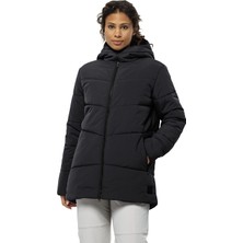 Jack Wolfskin Karolinger Long Kadın Gri Outdoor Ceketi