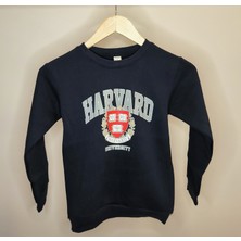 Modarvi Harvard Baskılı 3 Iplik Şardonlu Çocuk Sweatshirt