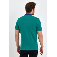 Uomo Park 2134 Kot Yaka Düğmeli , Premium Kısa Kollu T-Shirt