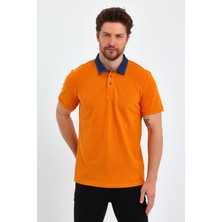 Uomo Park 2134 Kot Yaka Düğmeli , Premium Kısa Kollu T-Shirt