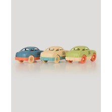 Let's Be Child 3'lü Minik Arabalar Seti Yeşil Bej Mavi