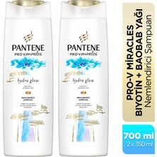 Pantene Hydra Glow Nemlendirici Şampuan 350 ml x 2