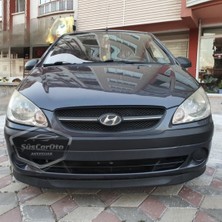 ŞüsCarOto Aksesuar Hyundai Getz 2002–2011 Uyumlu Üniversal Astra H Lip Esnek Ön Lip 2 Parça Tampon Altı Dil Karlık Ön Ek