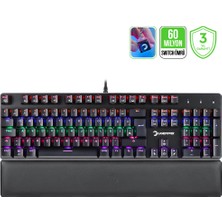 Gamepower Ogre Rgb 60M Red Switch Türkçe Q USB Mekanik Gaming Klavye