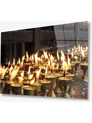 Miray Life Mum Kandil Cam Tablo