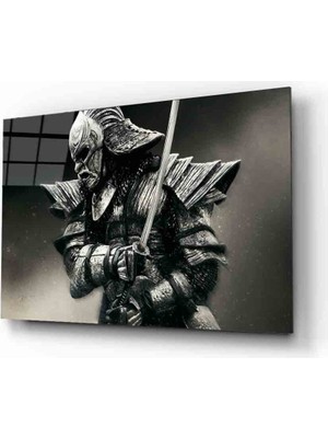 Miray Life Fütüristik Savaşçı-Samuray Cam Tablo