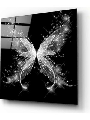 Miray Life Kelebek Cam Tablo 50X50 cm
