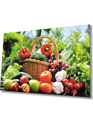 Miray Life Sepette Meyve Sebze Cam Tablo