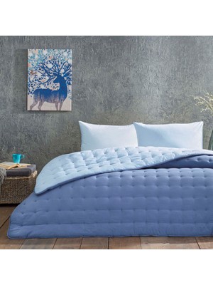 Taç Donna Çift Kişilik Sleeper Set Mavi