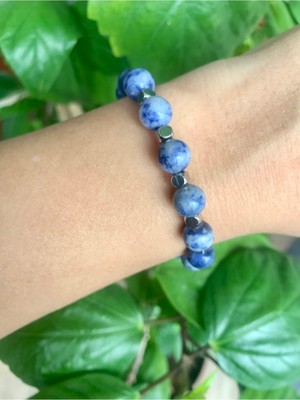 Doğaltaş Sodalit Bileklik
