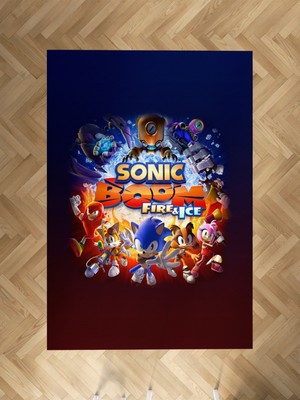 Mekta Home Bebek ve Çocuk Odası Sonic Boom Desenli Halı