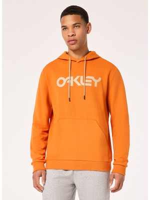 Oakley Turuncu Erkek Kapüşonlu Baskılı Sweatshirt FOA402599 B1B Po Hoodıe 2.0