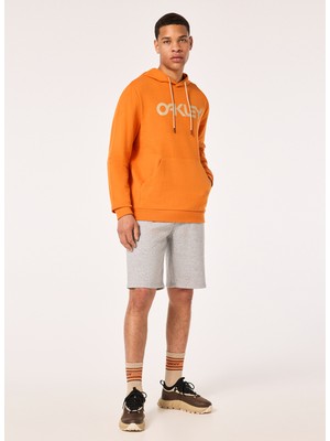 Oakley Turuncu Erkek Kapüşonlu Baskılı Sweatshirt FOA402599 B1B Po Hoodıe 2.0