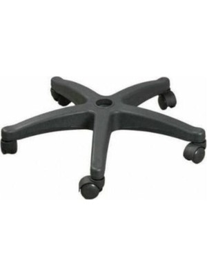 Cuhadar Ofis Koltuğu Plastik Yıldız Ayak ve 5 Tekerlek