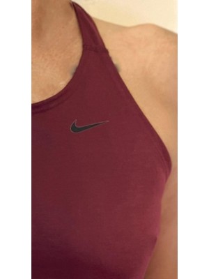 Nike Dri-Fit Kadın Bordo Atlet