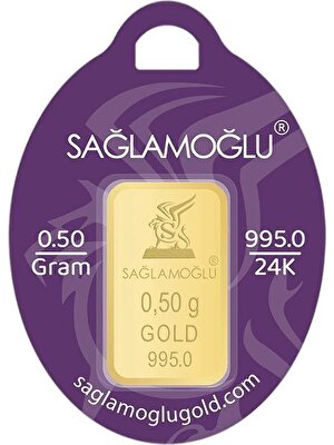 Sağlamoğlu 0.50 gr 24 Ayar Gram Altın