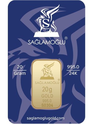 Sağlamoğlu 20 gr 24 Ayar Gram Altın