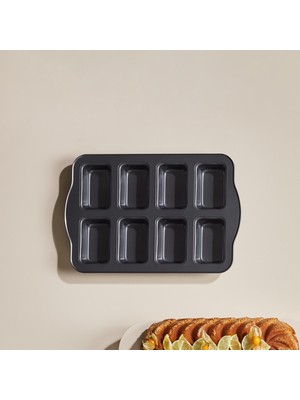 Karaca Goya Karbon Çelik 8'li  Muffin Kek Kalıbı/brownie Kalıbı