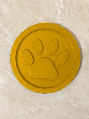 YuMuDo Dog Paw-Pati - Bardak Altlığı Seti - Organik Plastik
