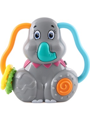 Bondigo BL1039 Minik Eller Müzikli Fil - Işıklı Müzikli Diş Kaşıyıcı ve Çıngırak