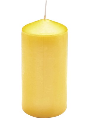 Rubin Licht Silindir Mum Sarı, 150X70 mm