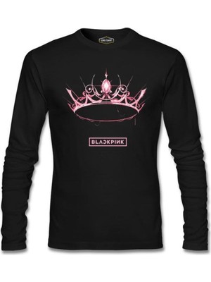 Black Pink - Crown Siyah Erkek Sweatshirt