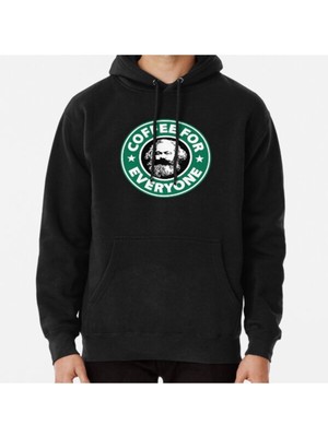 Karl Marx,socialist Coffee Baskılı Sweatshirt Hoodie