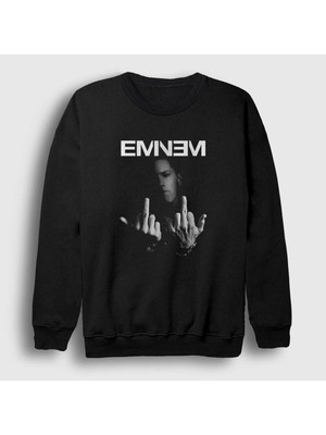 Unisex Siyah The Real Slim Shady Eminem Sweatshirt 354513TT